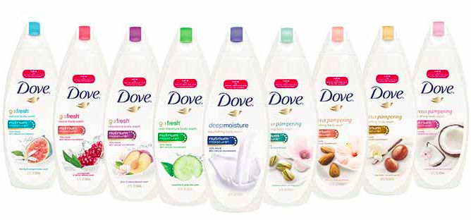 Dove North America: Bottles