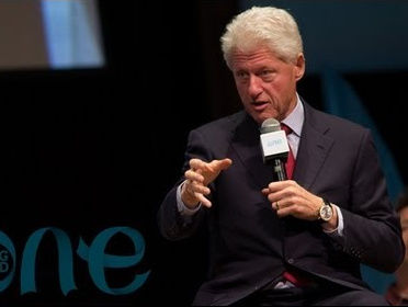 Bill Clinton speaking at One Young World.