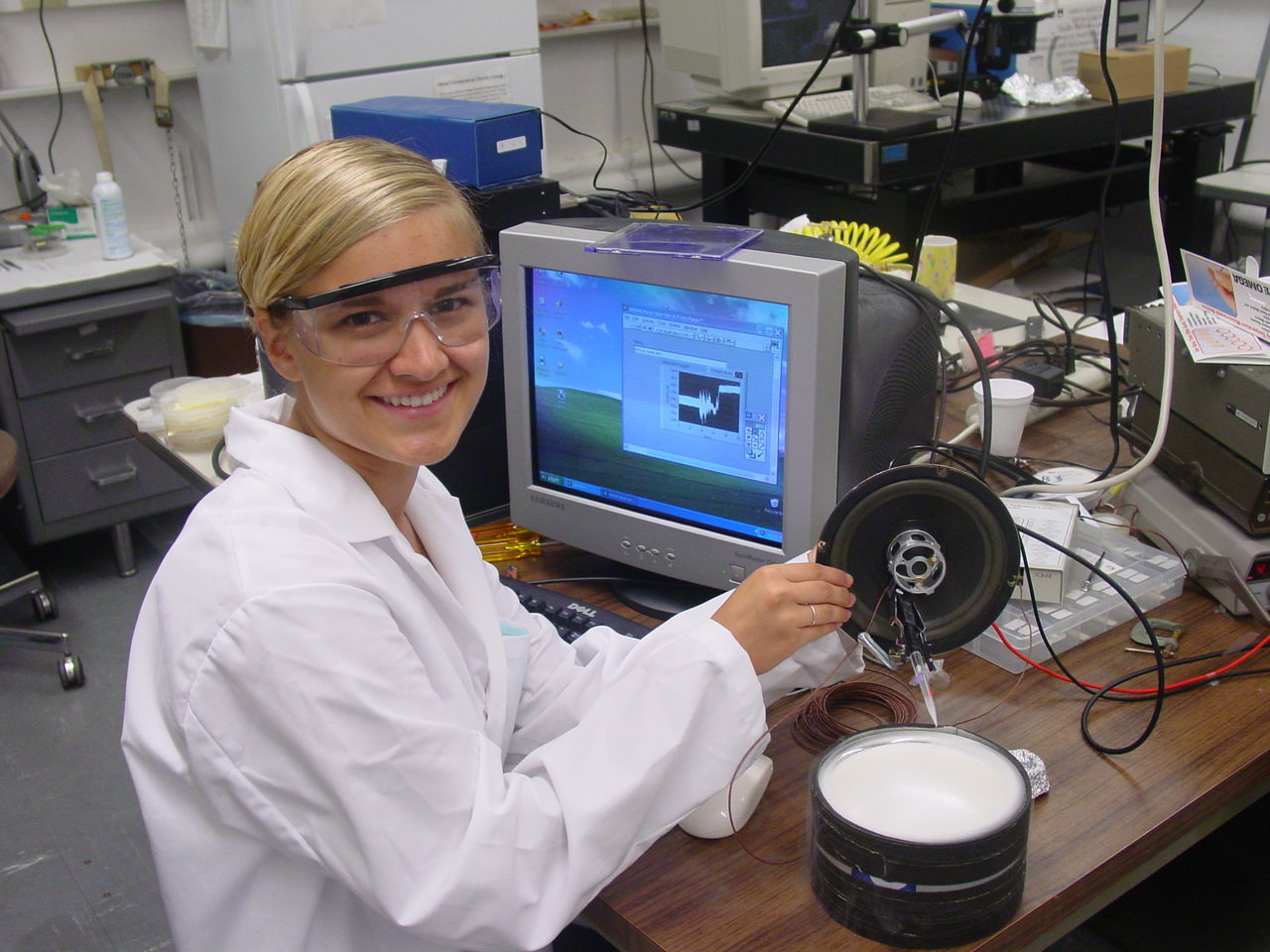 Katherine conducts supercooling research.